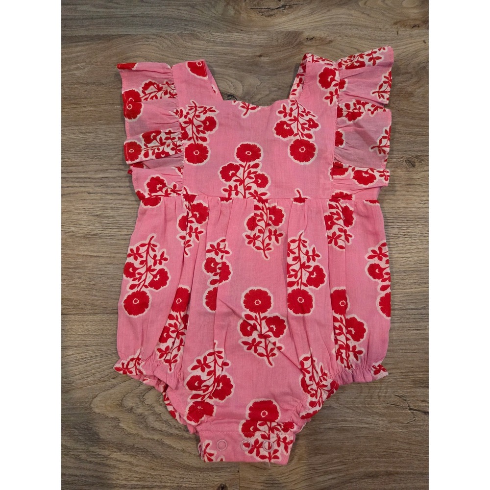 Mud pie baby girl romper 6-12 mos